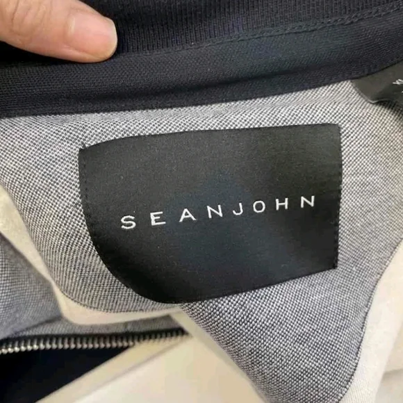 Firm $$ BRAND NEW! SEAN JEAN Navy and BlacK 2 PC TRACK SUIT XL MENS - Picture 4 of 16